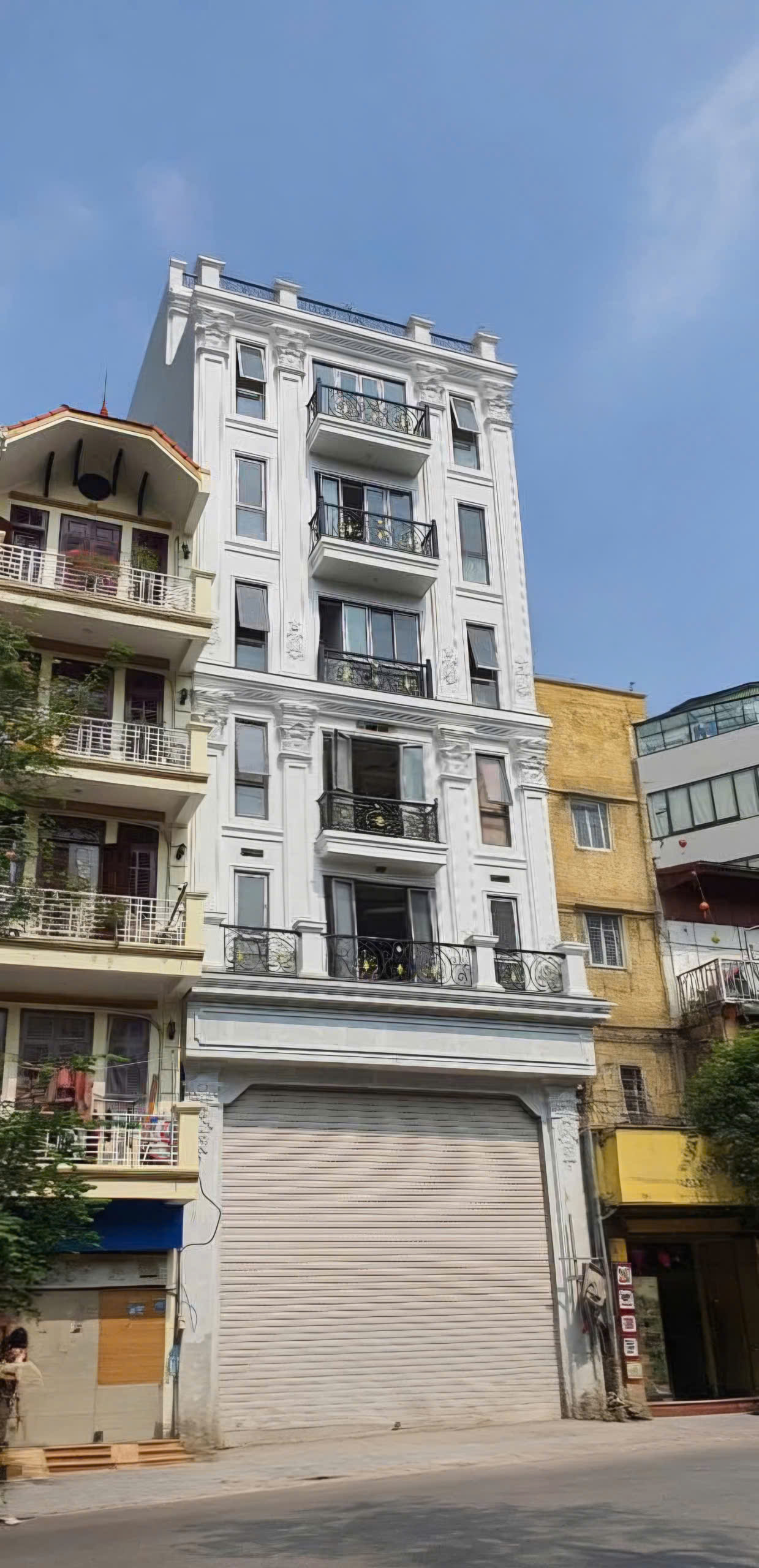 Cho thuê nhà, THANG MÁY, 106m2_ 6T; Lạc Long Quân, Võ Chí Công -44 tr