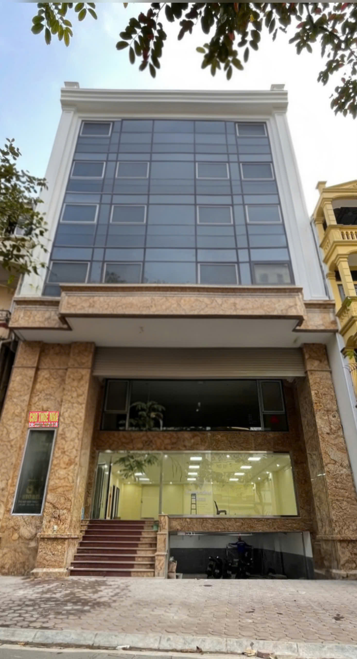 Mình cho thuê nhà, 163m2_ 6T; Nguyễn Đình Thi, Hoàng Hoa Thám -64 tr