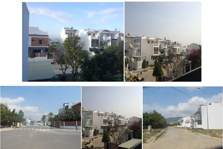Cơ sở hạ tầng của dự án đã được hoàn thiện, các căn biệt thự, liền kề đã được xây dựng xong