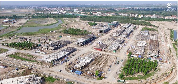 Dự án đang thi công phần thô