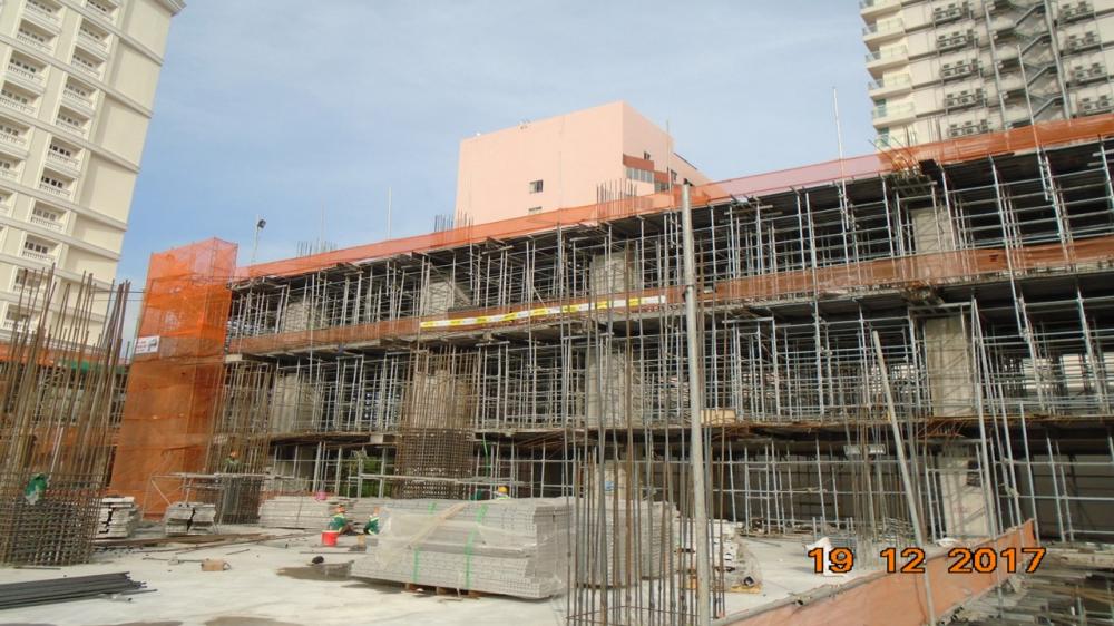 Dự án đang thi công tầng 3, 4, 5