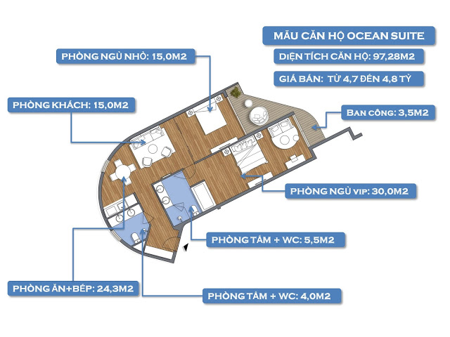 Thiết kế căn hộ OSU-01