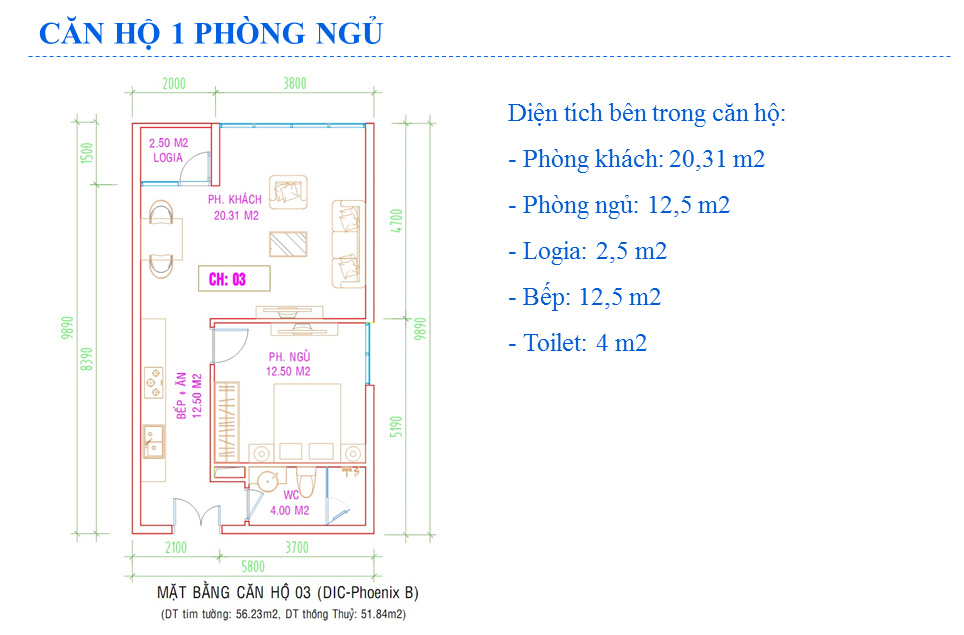 Thiết kế căn hộ 03