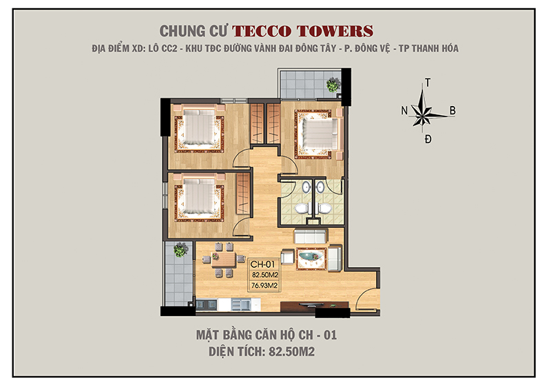Thiết kế căn hộ 01