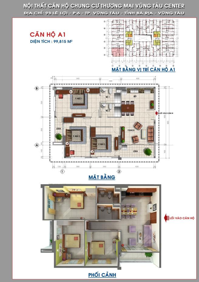 Thiết kế căn hộ A1