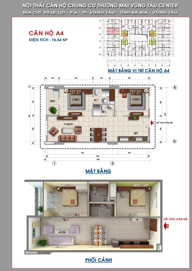 Thiết kế căn hộ A4
