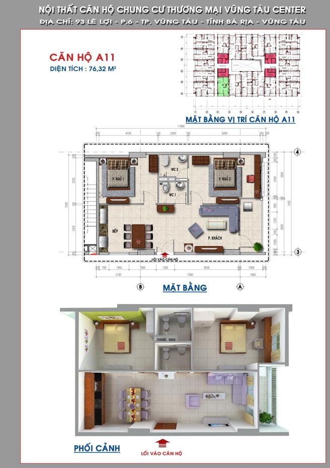Thiết kế căn hộ A11