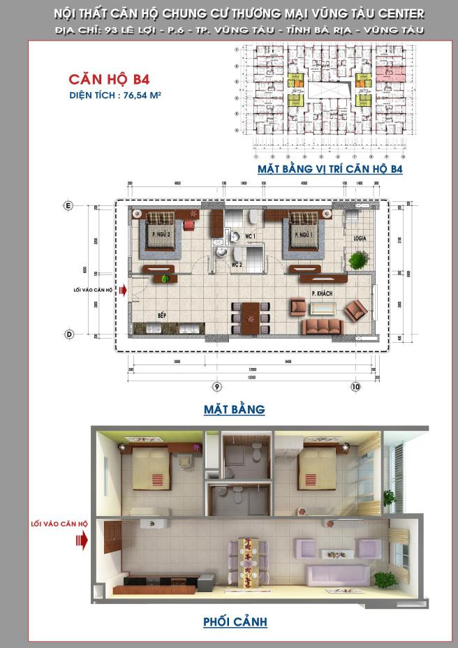 Thiết kế căn hộ B4