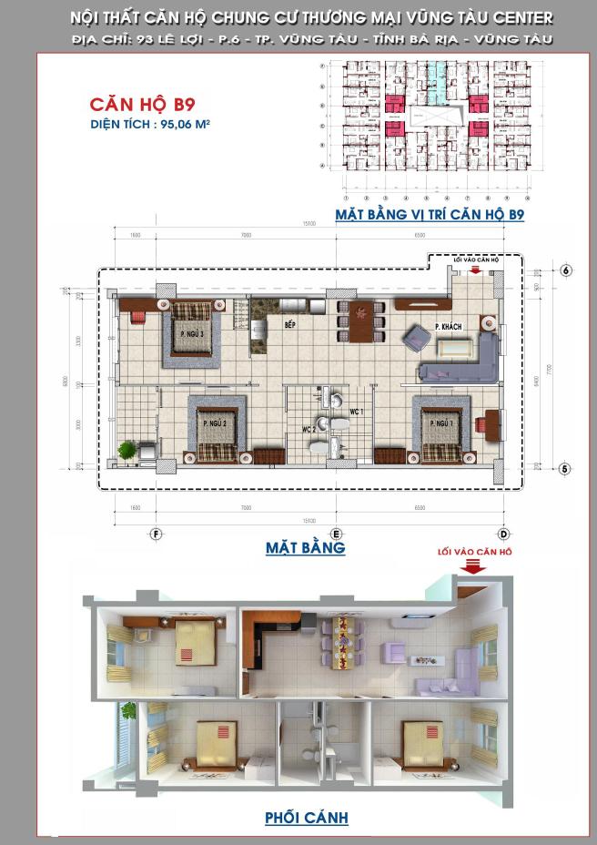 Thiết kế căn hộ B9