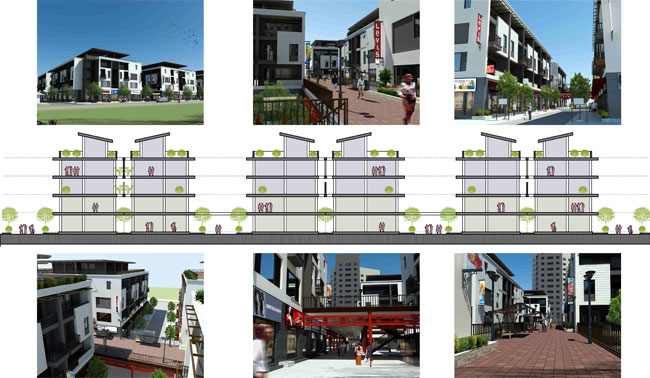 Mắt cắt nhà phố