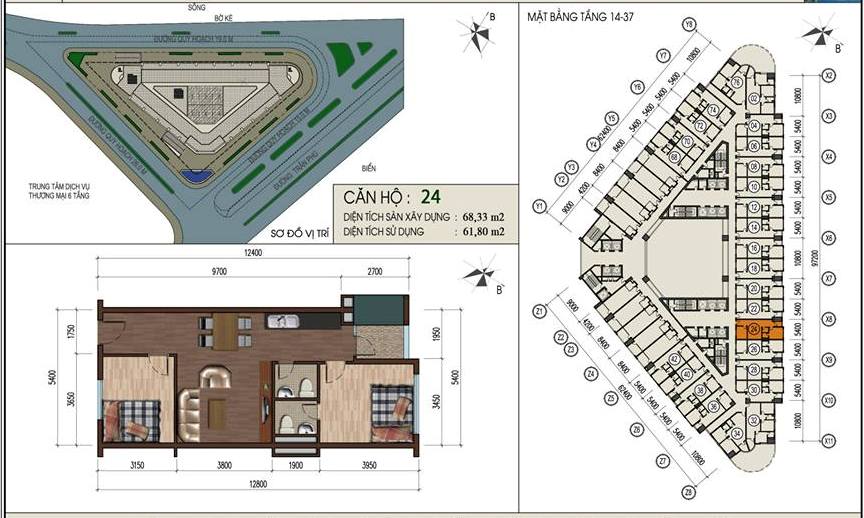 Thiết kế căn hộ 24