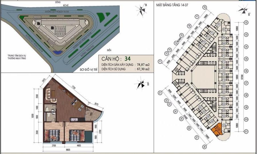 Thiết kế căn hộ 34