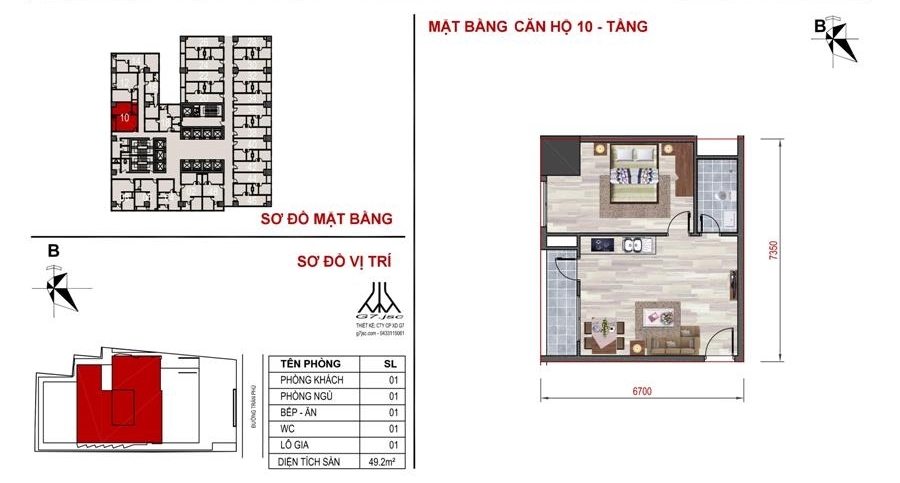 Thiết kế căn hộ 10