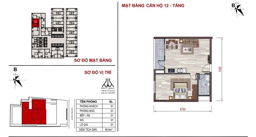 Thiết kế căn hộ 12