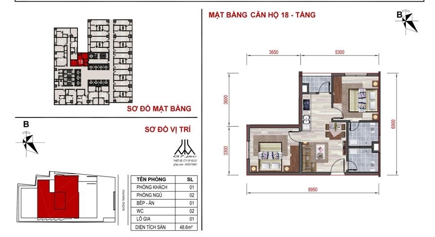 Thiết kế căn hộ 18