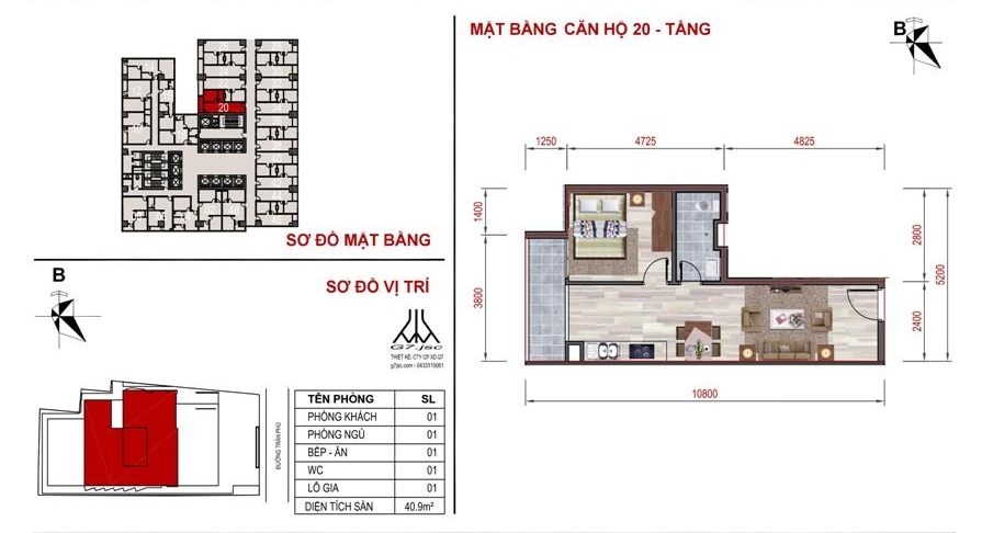 Thiết kế căn hộ 20