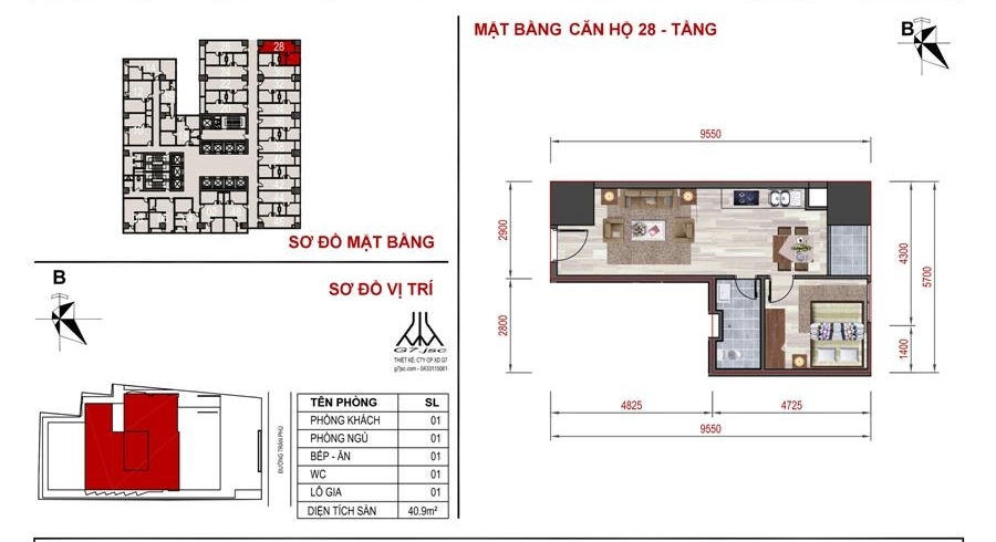 Thiết kế căn hộ 28