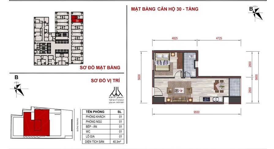 Thiết kế căn hộ 30