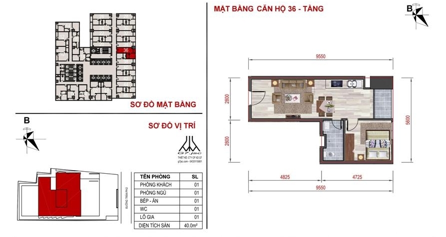 Thiết kế căn hộ 36