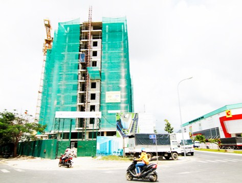 Dự án đang thi công phần thô