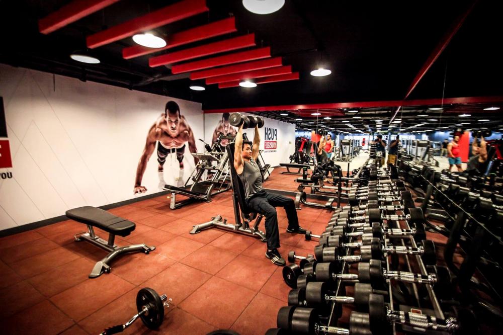 Phòng tập thể hình có diện tích lớn phòng tập gym số 9 đào duy anh