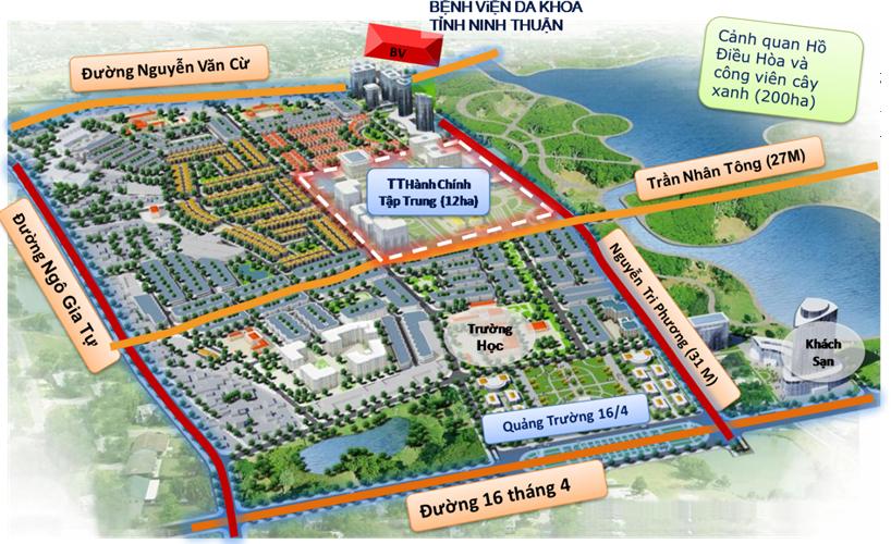 Tổng quan của Khu đô thị mới Đông Bắc Tp. Phan Rang – Tháp Chàm | ảnh 1