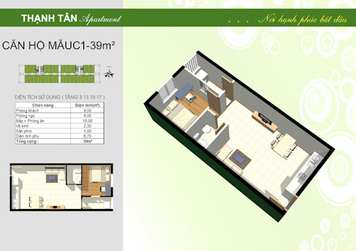 Thiết kế căn hộ C1