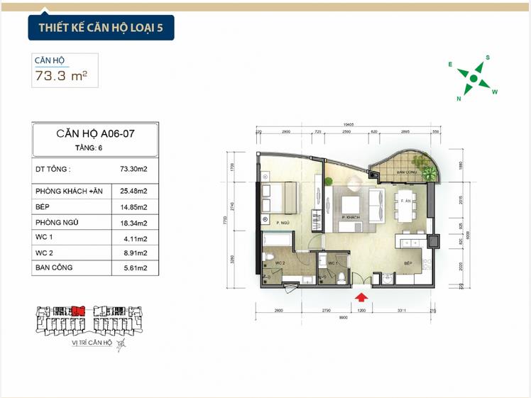 Thiết kế căn hộ A06, A07