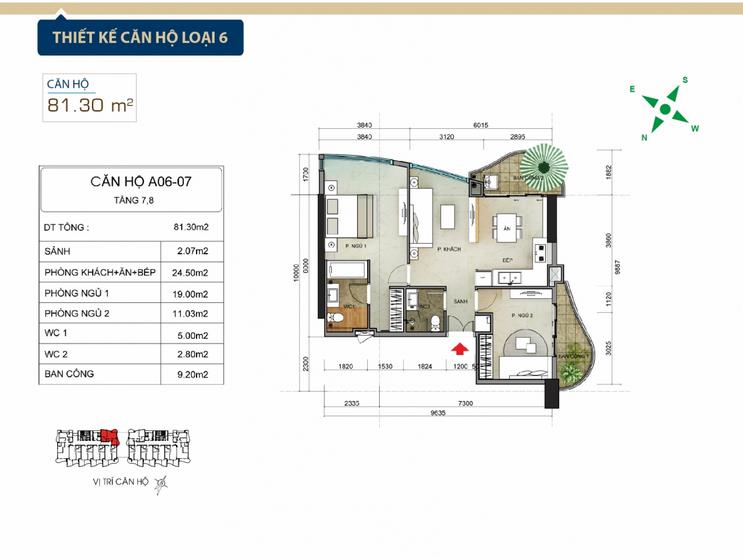 Thiết kế căn hộ A06, A07