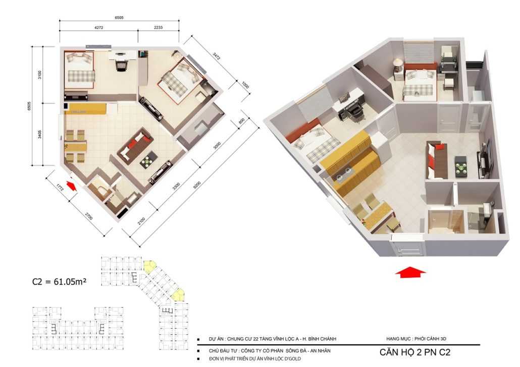 Thiết kế căn hộ C2