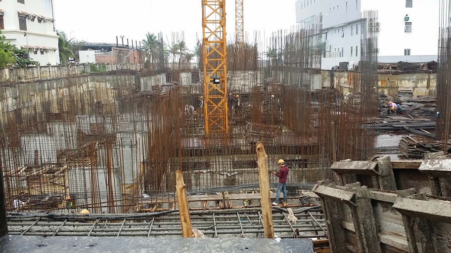 Dự án đang thi công phần thô
