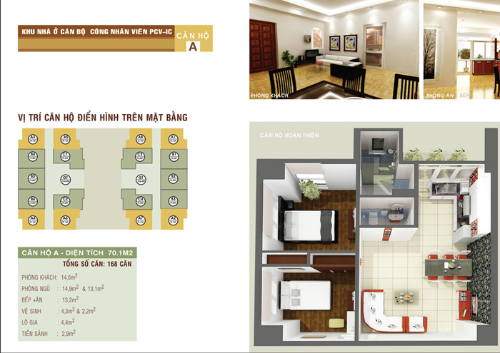 Thiết kế căn hộ A
