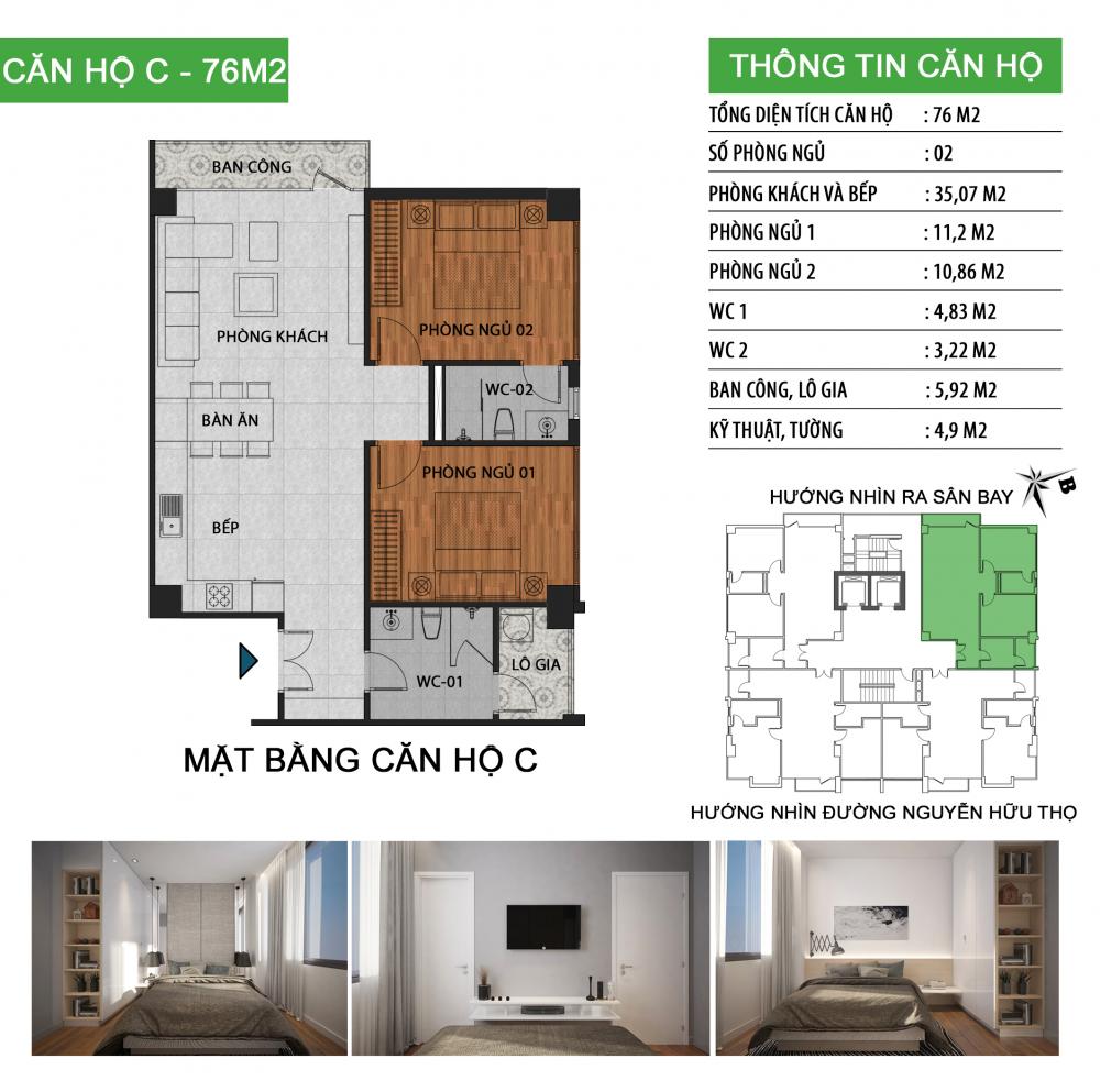 Thiết kế căn hộ C