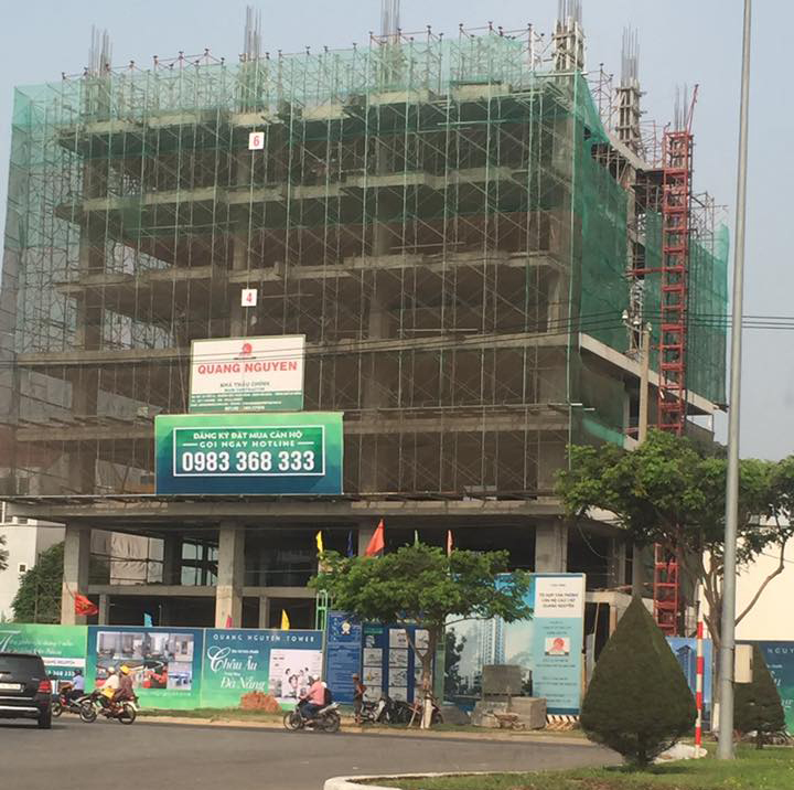 Dự án hiện đang thi công đến tầng 10