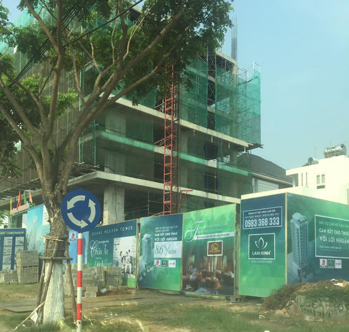 Dự án hiện đang thi công đến tầng 10
