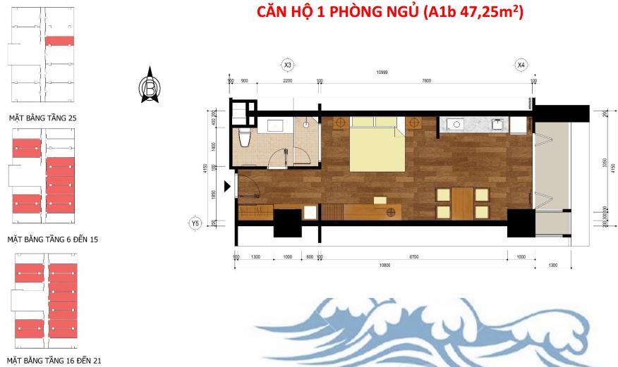 Thiết kế căn hộ A1b