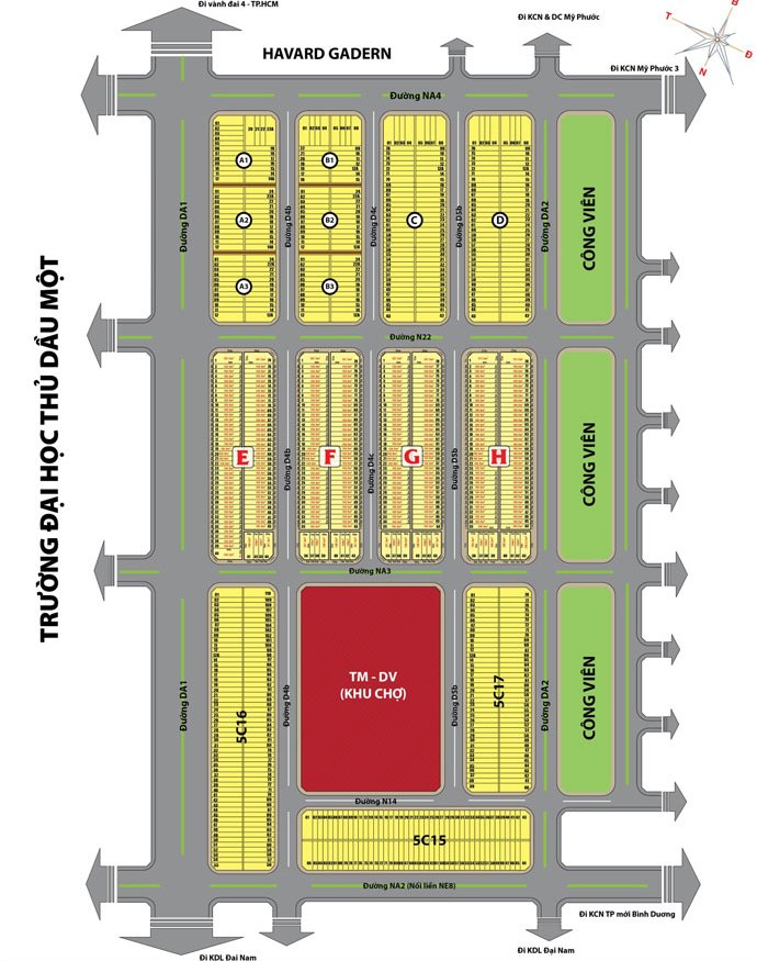 Hạ tầng, quy hoạch của Phố Thương mại Tri thức College Town II | ảnh 1