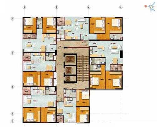 Mặt bằng tầng điển hình