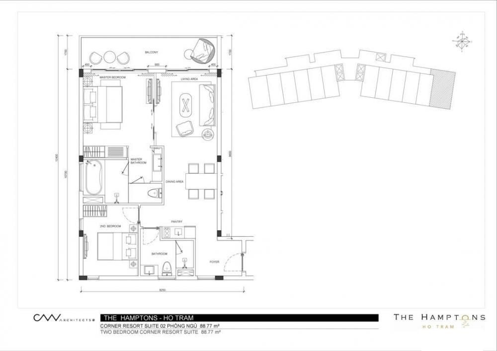 Thiết kế căn hộ 84.33 m2