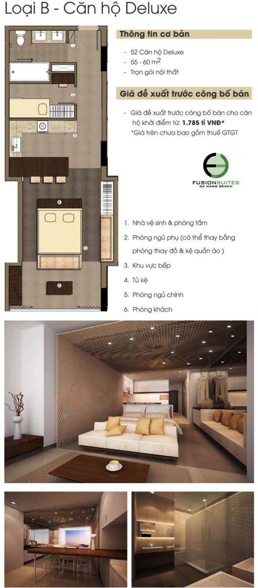 Căn hộ Fusion Suites Da Nang Beach 2