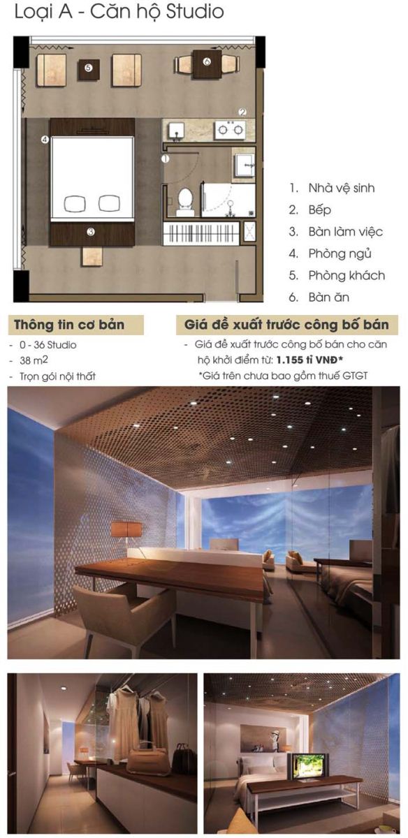 Căn hộ Fusion Suites Da Nang Beach