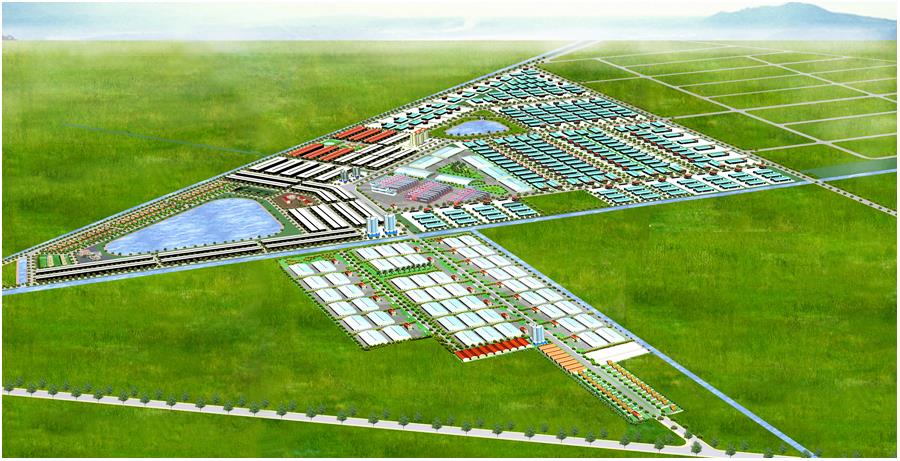 Bản đồ kiến trúc KCN Tân Đô Bản đồ kiến trúc KCN Tân Đô
