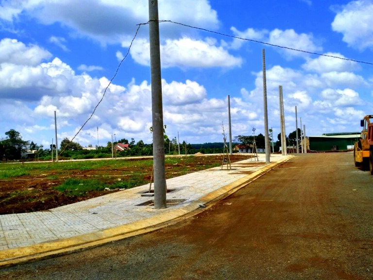 Dự án đang thi công hạ tầng