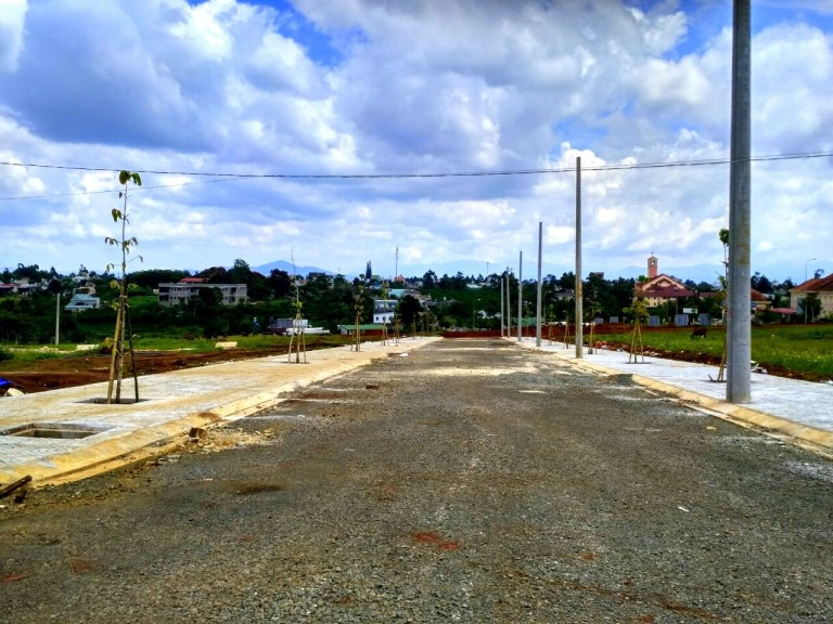 Dự án đang thi công hạ tầng