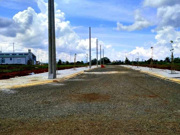 Dự án đang thi công hạ tầng