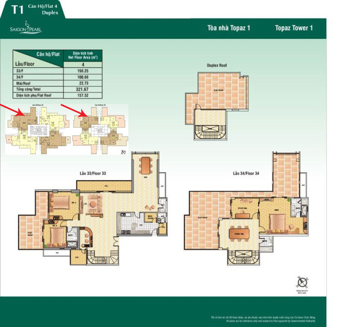Thiết kế căn hộ 04 - tầng 34