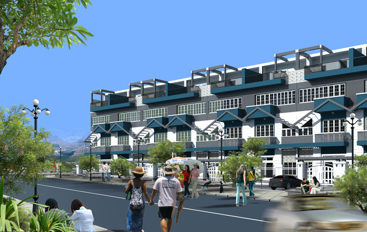 Phối cảnh dự án Khu Phố Thương mại Uni-town Khu Phố Thương mại Uni-town