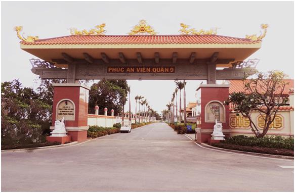 Cổng vào nghĩa trang cao cấp Phúc An Viên Nghĩa trang cao cấp Phúc An Viên