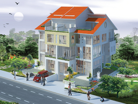 Phối cảnh dự án Tân An Huy tân anh huy