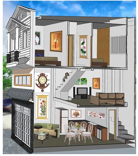 Nhà phố thương mại Phú Xuân 5 2